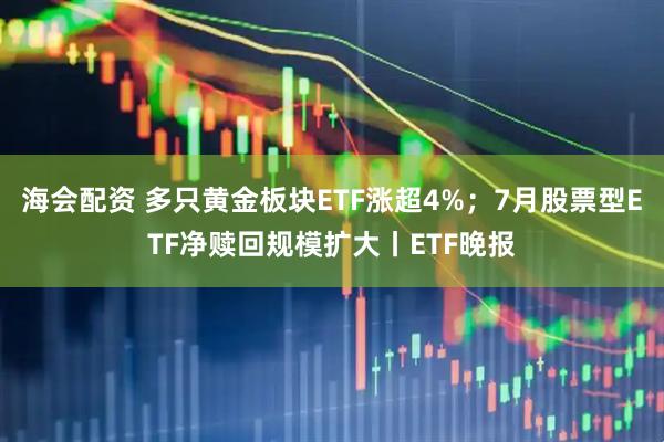 海会配资 多只黄金板块ETF涨超4%；7月股票型ETF净赎回规模扩大丨ETF晚报