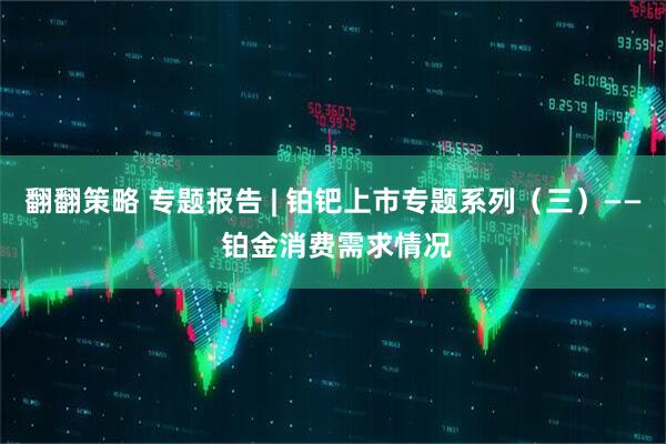 翻翻策略 专题报告 | 铂钯上市专题系列（三）—— 铂金消费需求情况